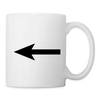 arrow - Mug - white - Right