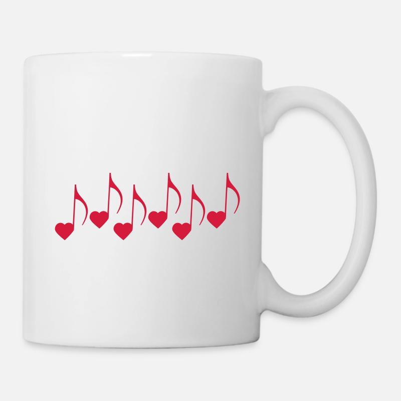 musique - Mug blanc - blanc