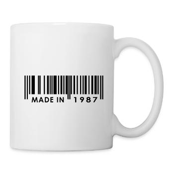 Anniversaire 1987 - Mug blanc - blanc - Droite