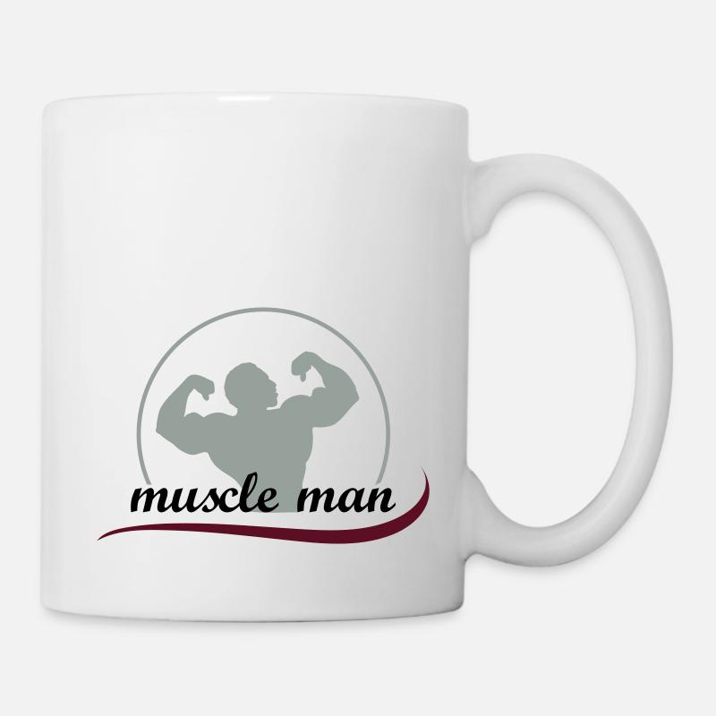 muscleman_3 - Tasse - Weiß