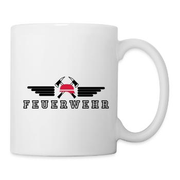 Feuerwehr Wings Hat Axe - Tasse - Weiß - Rechts