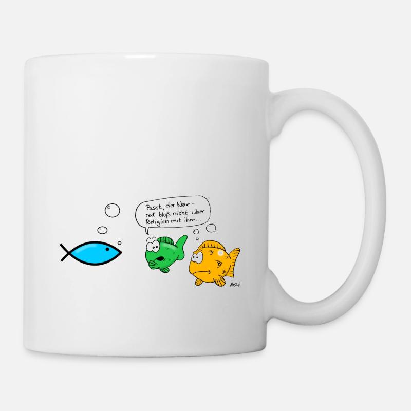 Jesusfisch - Der Neue... - Tasse - Weiß