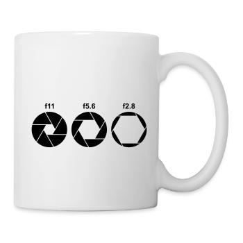 Fotograf Blende - Tasse - Weiß - Rechts