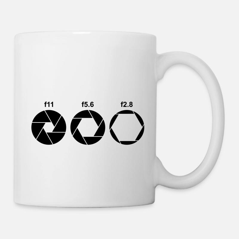 Fotograf Blende - Tasse - Weiß