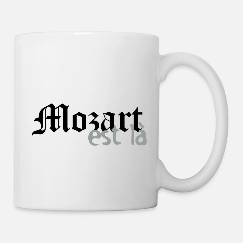 mozart est là - Mug blanc - blanc