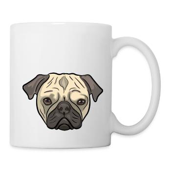 Pug Dog - Mug - white - Right