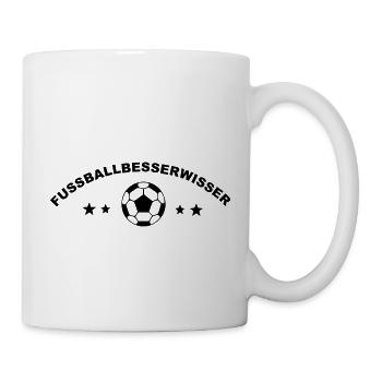 Fussballbesserwisser - Tasse - Weiß - Rechts