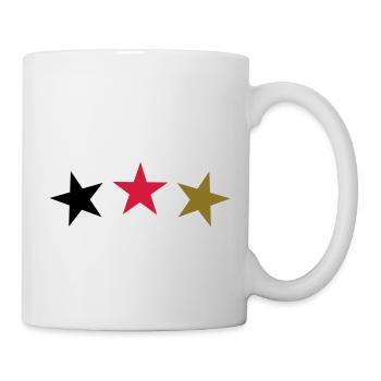 Sterne Deutschland - Tasse - Weiß - Rechts