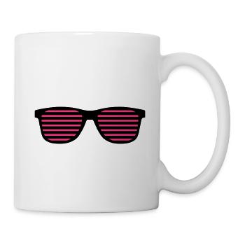 Kanye West - Brille - Sonnenbrille - Tasse - Weiß - Rechts