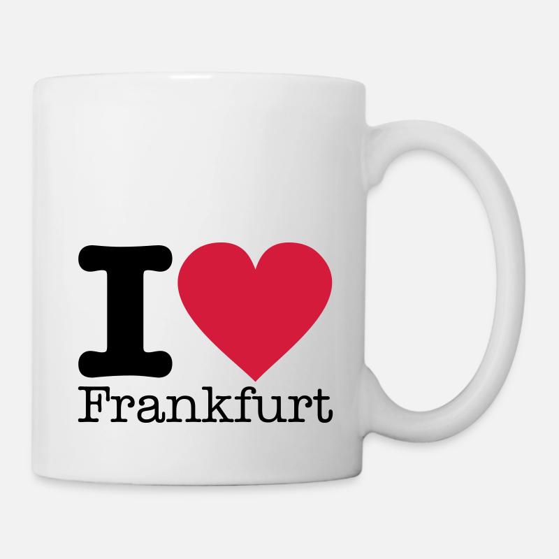 i_love_frankfurt_1 - Mug - white