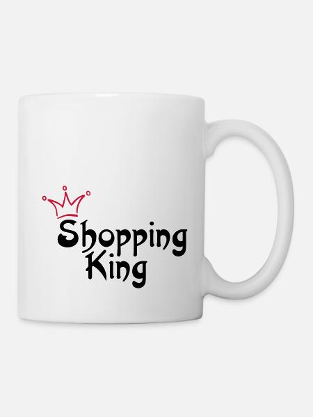 SHOPPING KING - Tasse - Weiß