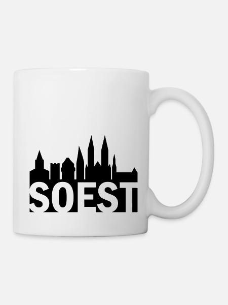 Soest Skyline 1 - Tasse - Weiß