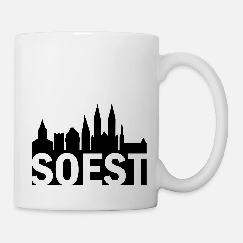 Soest Skyline 1 - Tasse - Weiß