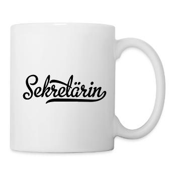 Sekretärin - Tasse - Weiß - Rechts