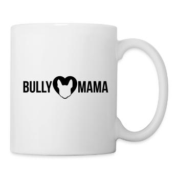 Bullymama - Französische Bulldogge Silhouette - Tasse - Weiß - Rechts