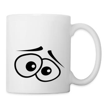 angstaugen_2c - Mug blanc - blanc - Droite