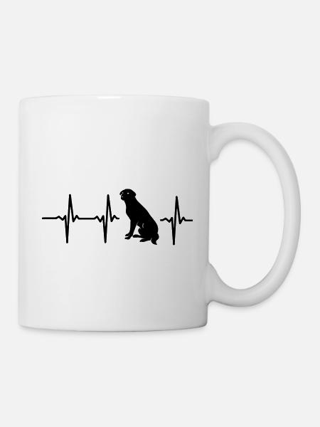 A HEART FOR DOGS! - Mug - white