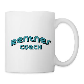 entraîneur à la retraite - Mug blanc - blanc - Droite