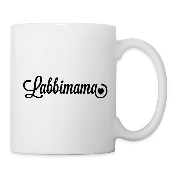Labrador-Mama mit Herz - Tasse - Weiß - Rechts