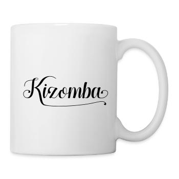 Kizomba Schrift 1a - Tasse - Weiß - Rechts