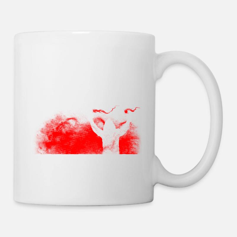 Pyrotechnik Bengalo - Tasse - Weiß