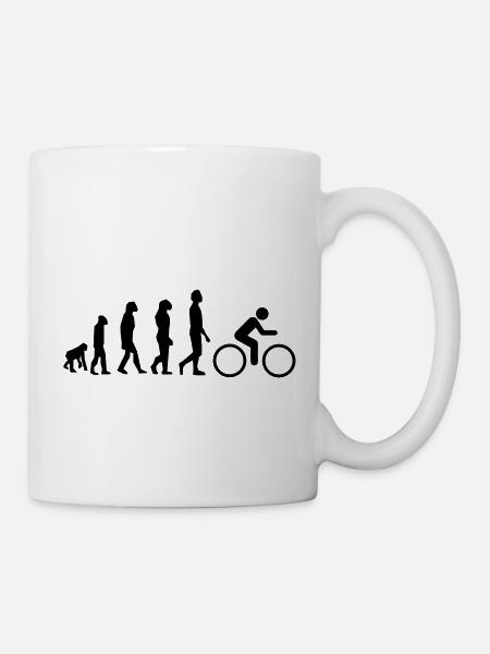 Bike evolution - Mug - white