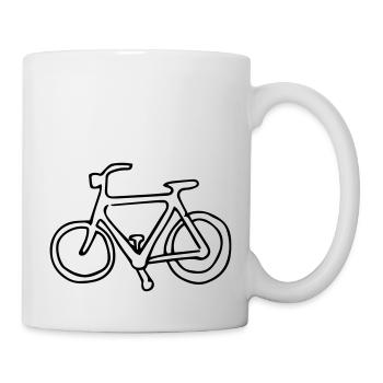 Fahrrad,Rad,Sommer,Zyklus,Fahrt,Spaß,Pedal,Ausflug - Tasse - Weiß - Rechts
