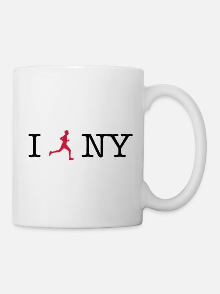 I lauf New York 01 - Tasse - Weiß