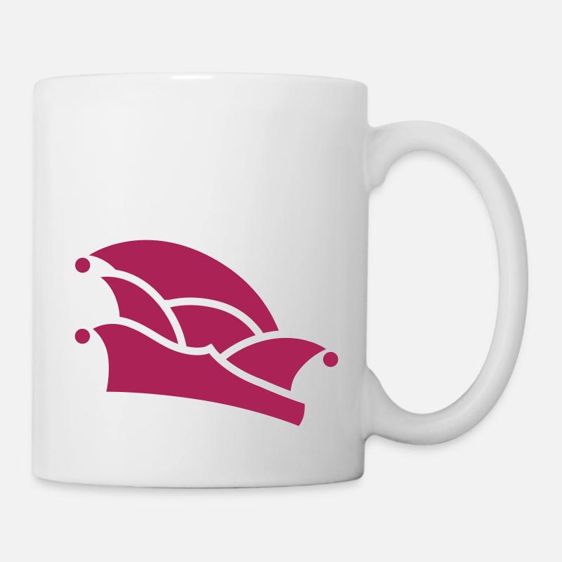 Narrenkappe - Tasse - Weiß