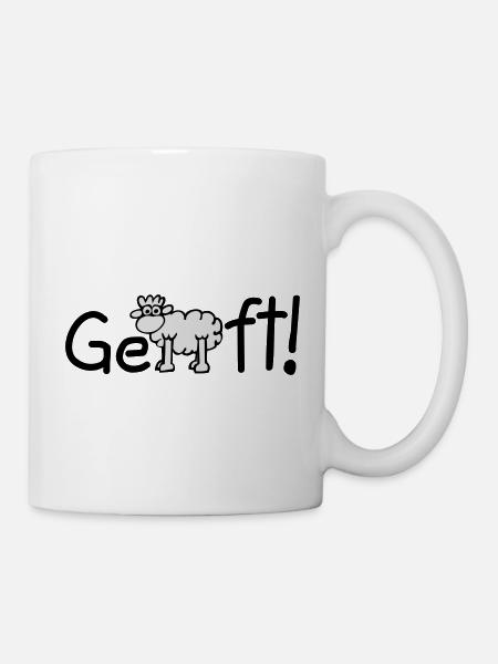 Geschafft! Abschluss - Tasse - Weiß