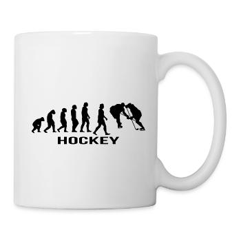 hockey - Tasse - Weiß - Rechts