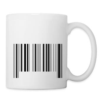 barcode - Tasse - Weiß - Rechts