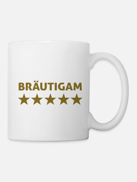 bräutigam - Tasse - Weiß