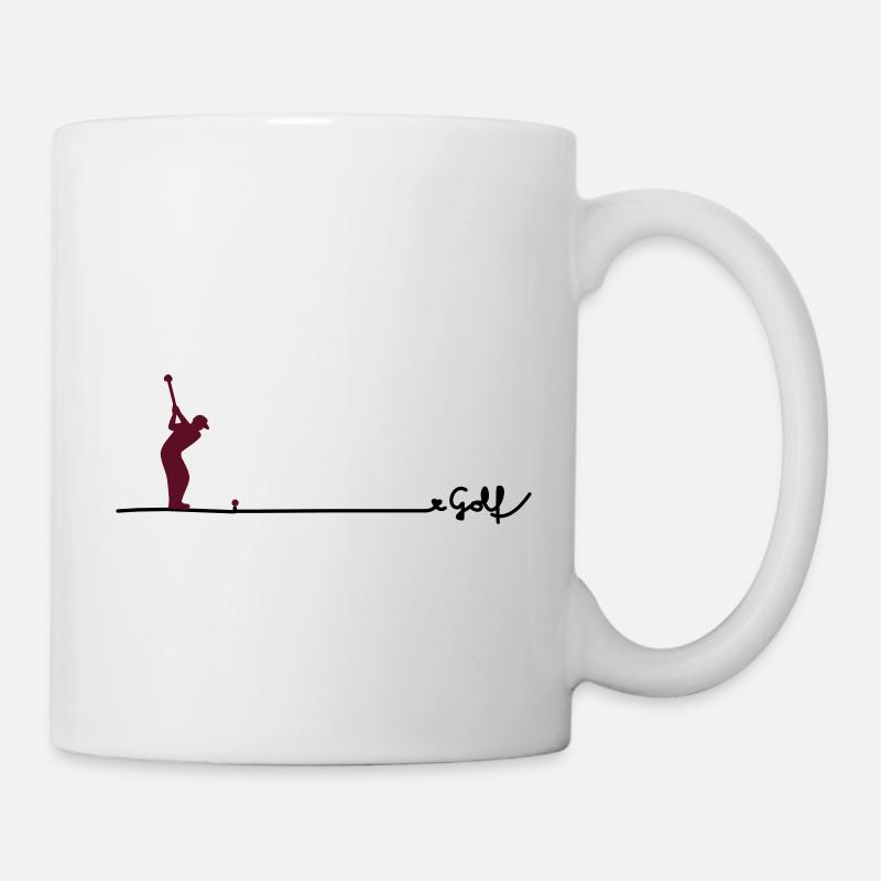 love golf - Tasse - Weiß