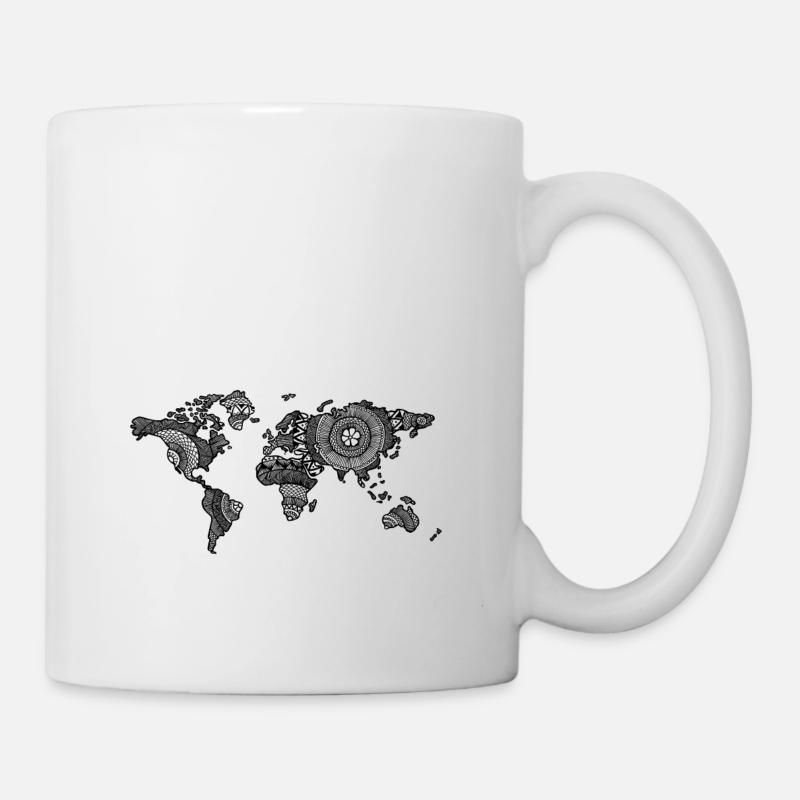 monde - Mug blanc - blanc
