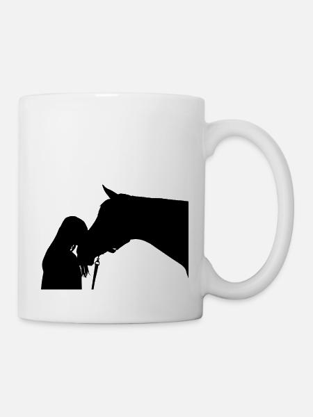Pferd - Tasse - Weiß