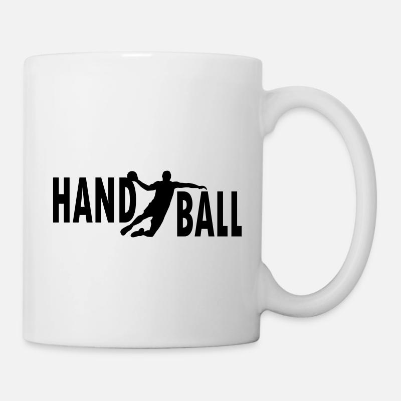 Joueur handball - Mug blanc - blanc