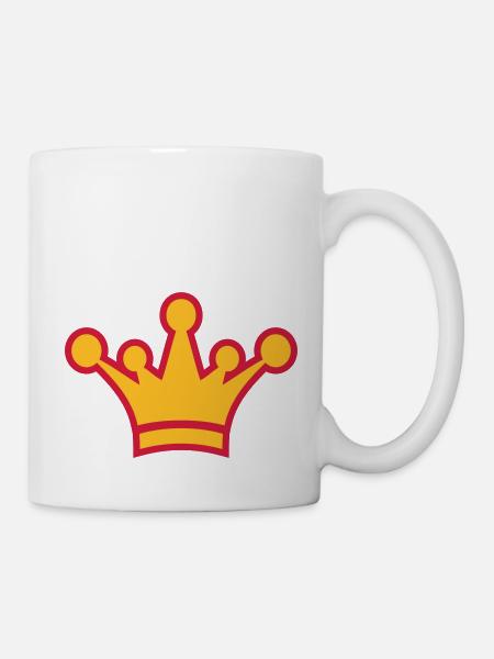 crown_symbol_2c - Tasse - Weiß