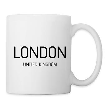 london uk - Tasse - Weiß - Rechts
