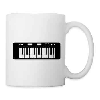 keyboard - Tasse - Weiß - Rechts