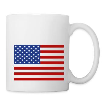 usa - Tasse - Weiß - Rechts
