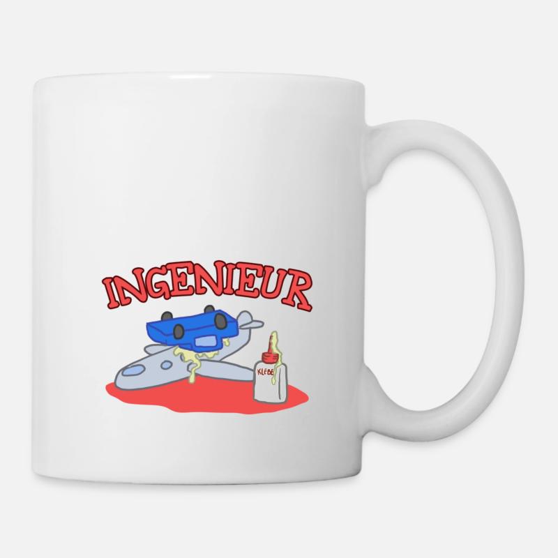 Mon enfant est ... Ingénieur - Mug blanc - blanc