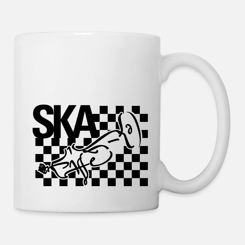 Ska Trompete Shirt - Tasse - Weiß