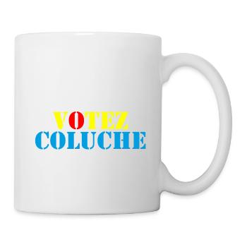 Votez Coluche 01 - Mug blanc - blanc - Droite