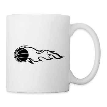 basket-fire - Mug blanc - blanc - Droite