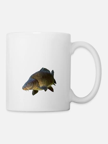 Carpe commune - Mug blanc - blanc