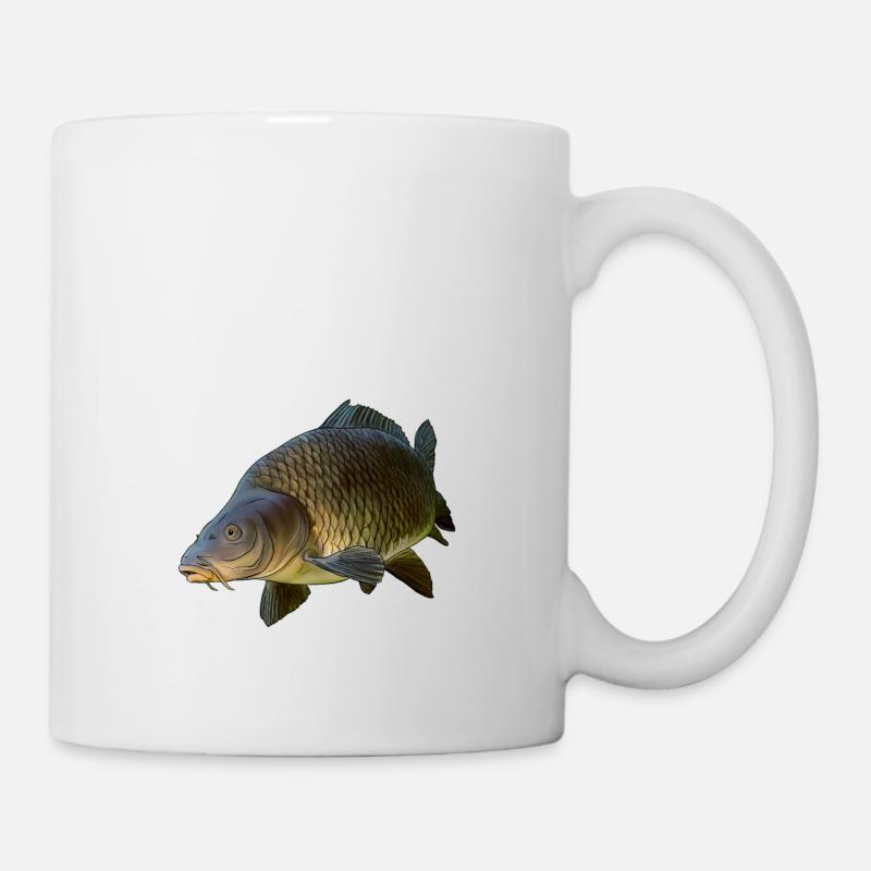 Carpe commune - Mug blanc - blanc
