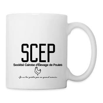 SCEP - Je ne lui prédis pas un grand avenir - Mug blanc - blanc - Droite