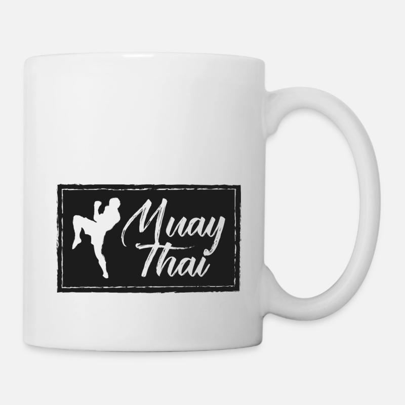 Muay Thai Patch - Mug - white