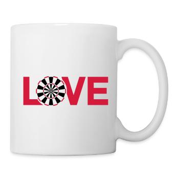Dart Love 2C - Tasse - Weiß - Rechts